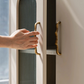 Retro brass bronze cabinet handle