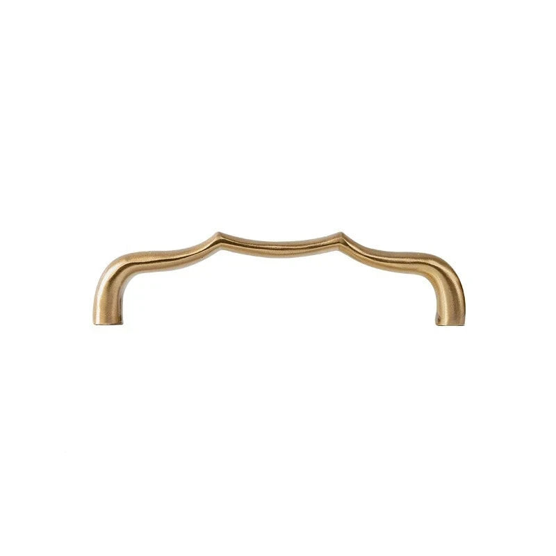 Retro brass bronze cabinet handle