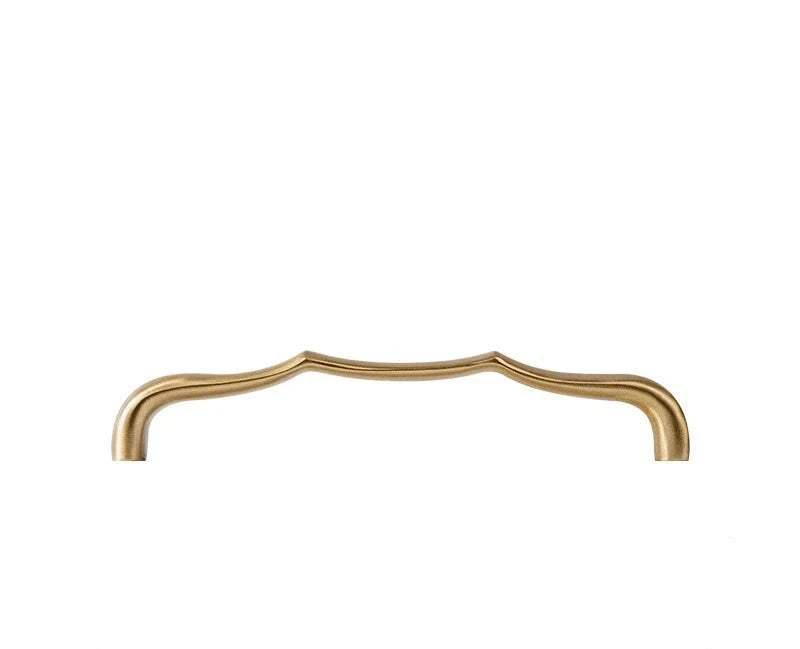 Retro brass bronze cabinet handle