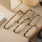 Retro brass bronze cabinet handle