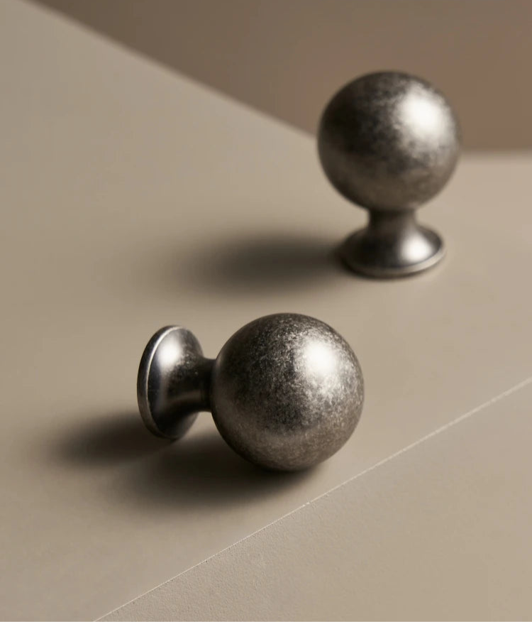 Poignée de Meuble Antique Gris béton