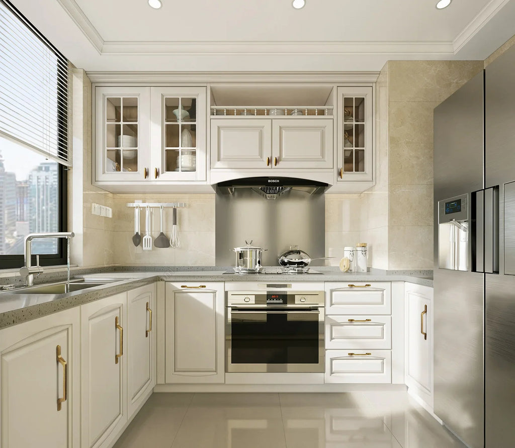 Poignée de meuble classique couleur or