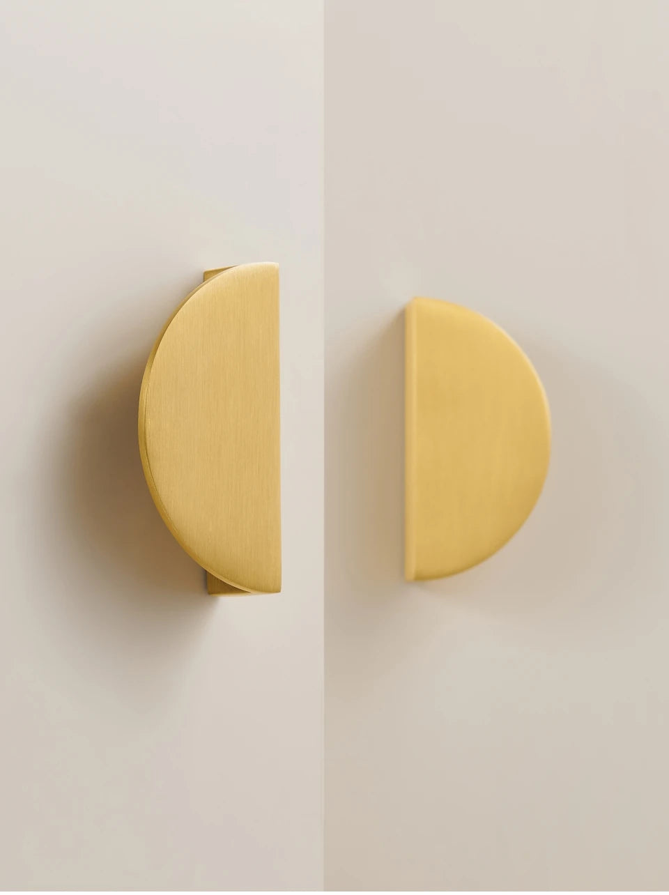 Poignée de Meuble Demi-Cercle Or Brossé