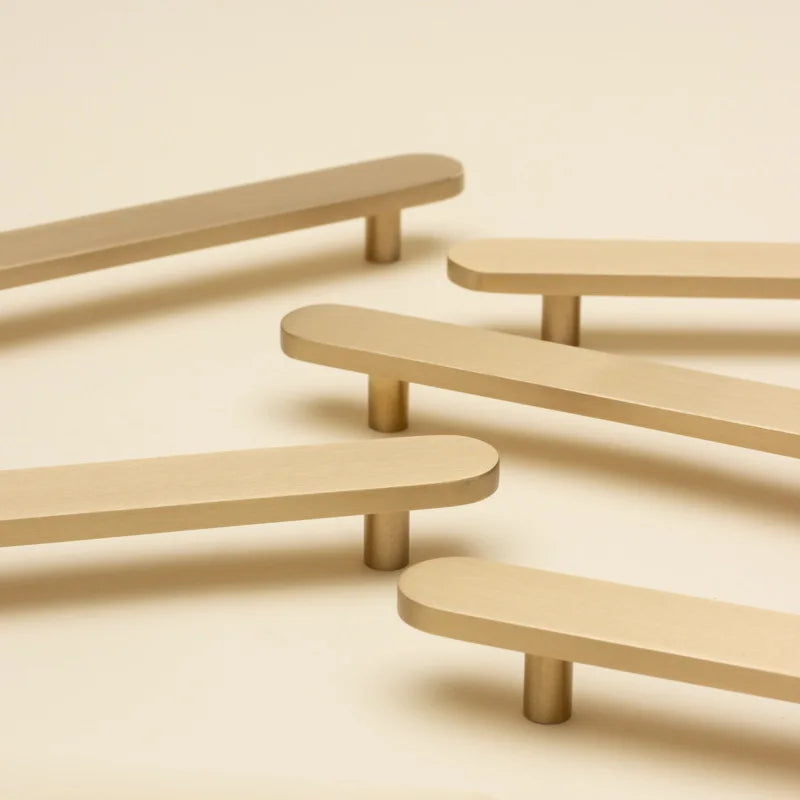 Poignée de porte dorée