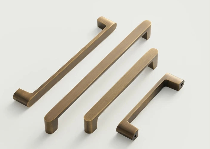 Poignée de Meuble Moderne Bronze Brossé