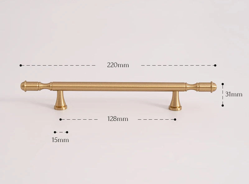 Poignée de Meuble Or Brossé style Impériale