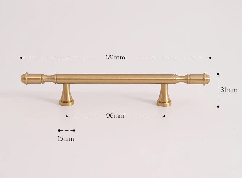 Poignée de Meuble Or Brossé style Impériale