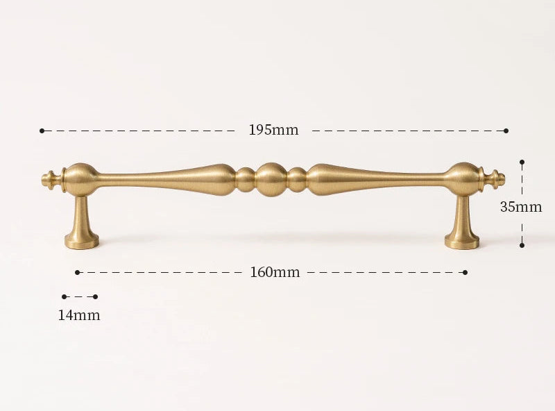 Poignée de Meuble Orientale Or brossé