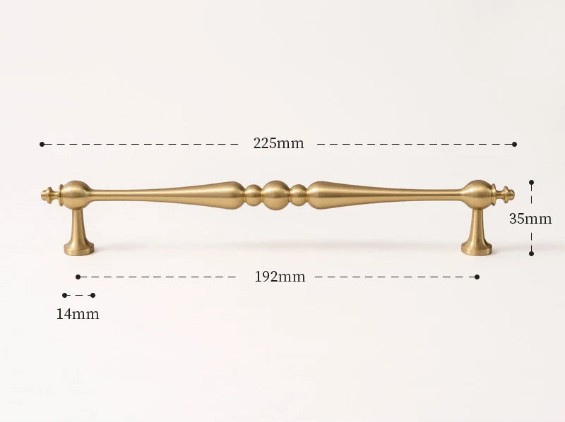 Poignée de Meuble Orientale Or brossé