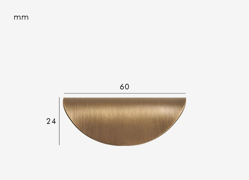 Poignée de Meuble Salle de Bain & Cuisine Bronze Brossé