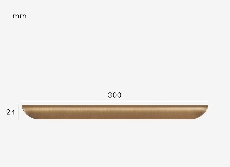 Poignée de Meuble Salle de Bain & Cuisine Bronze Brossé