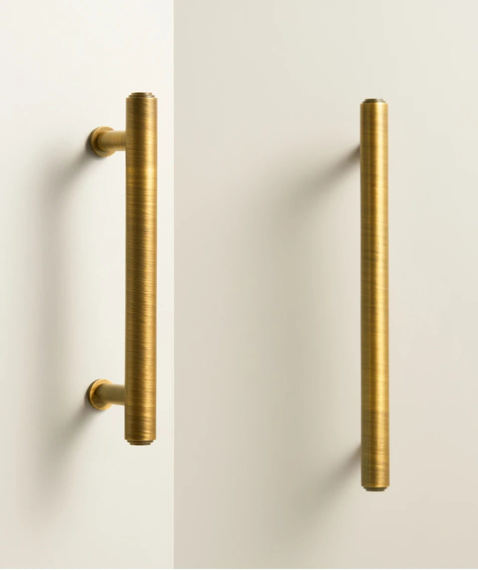 Poignée de Meuble Tubulaire Bronze Antique