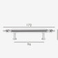Classic Chrome furniture handle