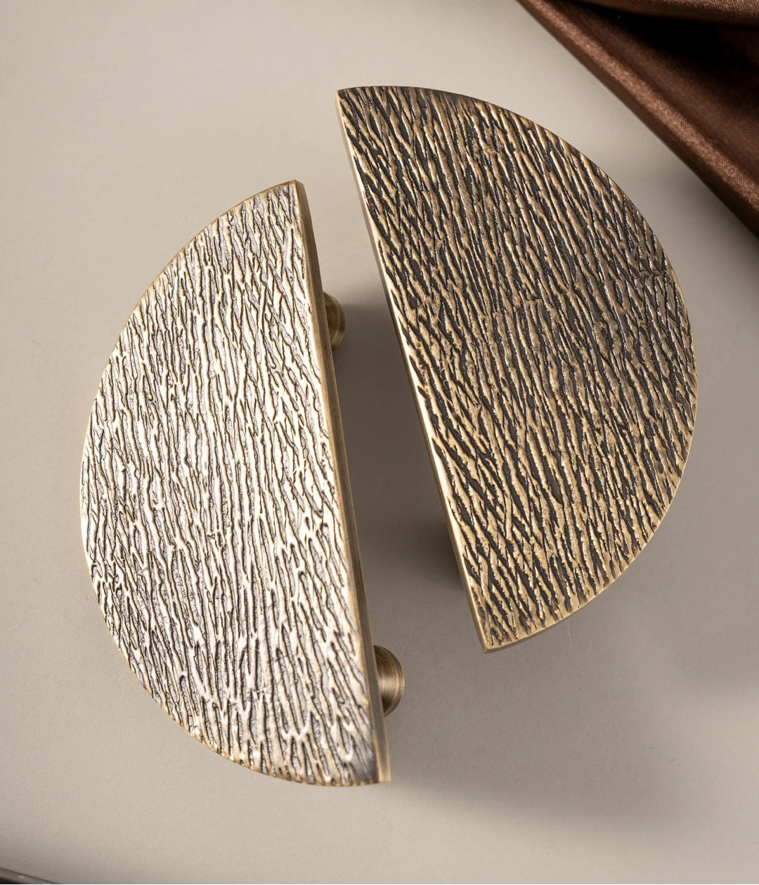 Poignée de Meuble demi-lune Bronze