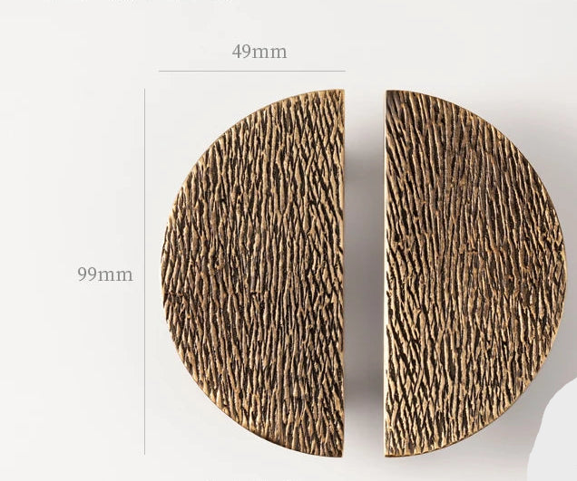 Poignée de Meuble demi-lune Bronze