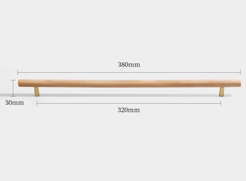 Poignée de Meuble en Bois de Hêtre