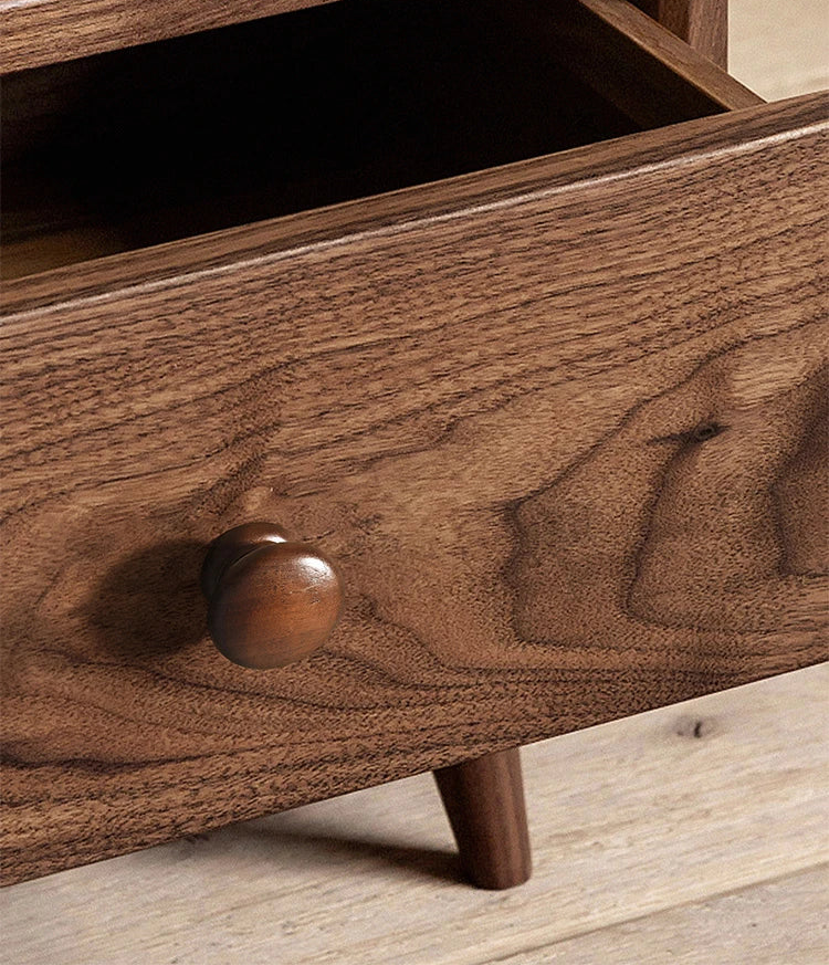 Poignée de Meuble en Bois de Noyer