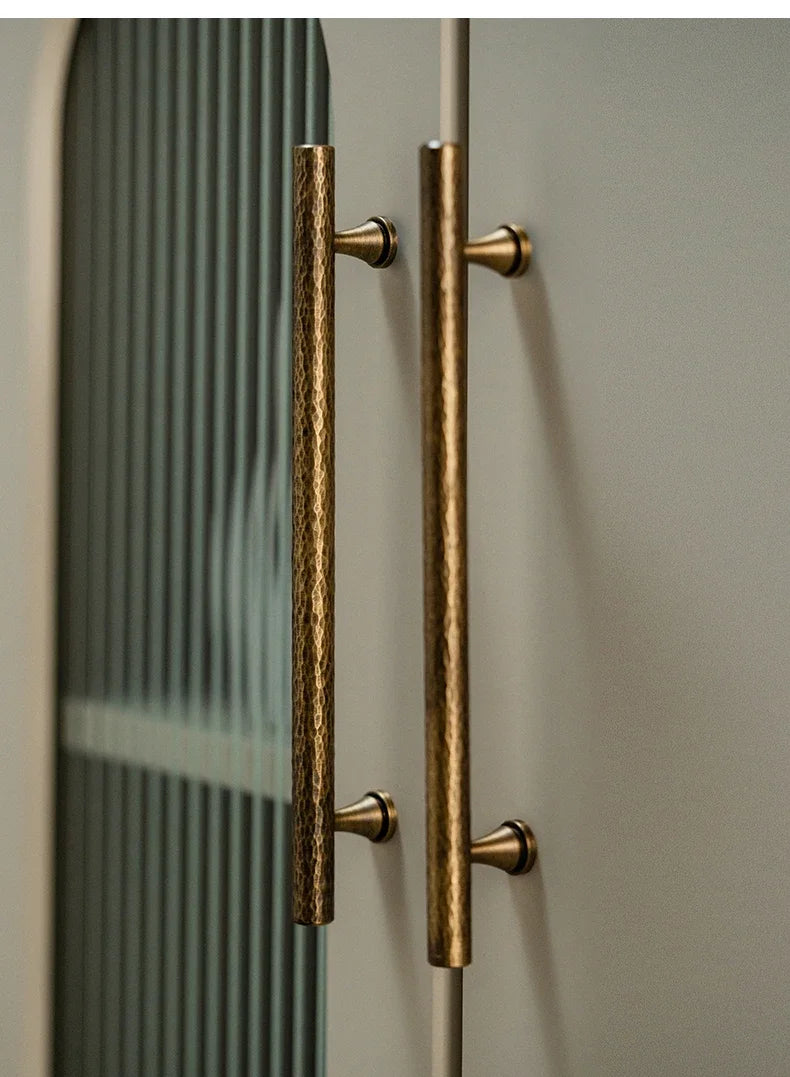 Solid brass cabinet handle