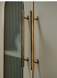 Solid brass cabinet handle
