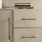 Solid brass cabinet handle