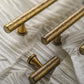 Solid brass cabinet handle