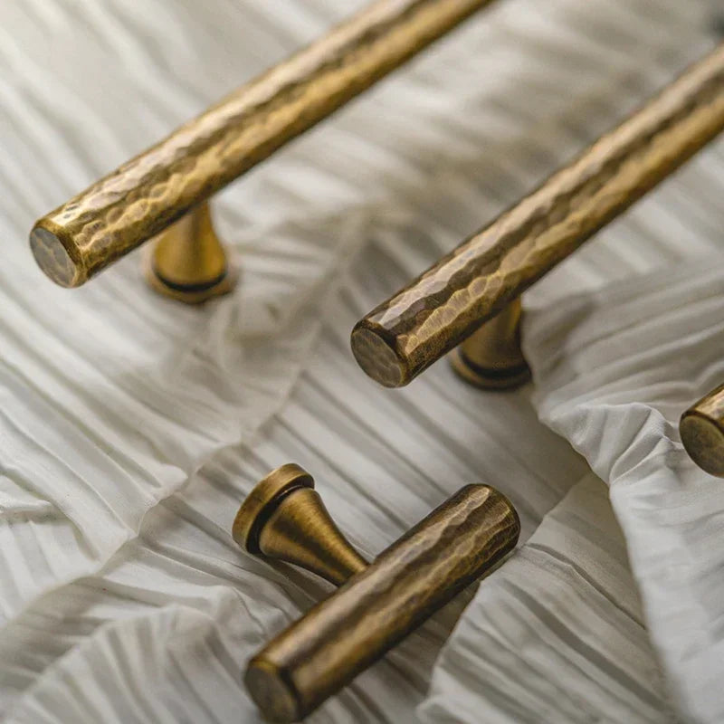 Solid brass cabinet handle