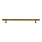 Solid brass cabinet handle