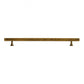 Solid brass cabinet handle