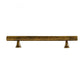 Solid brass cabinet handle