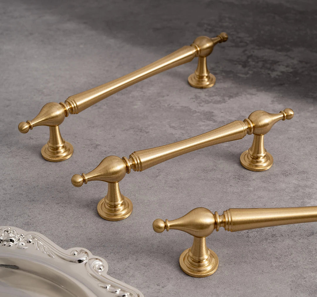 Poignée de Meuble en Laiton Style Oriental