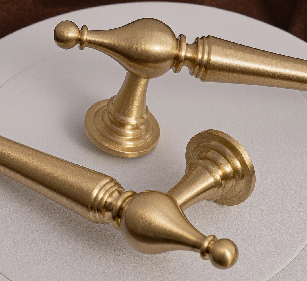 Poignée de Meuble en Laiton Style Oriental