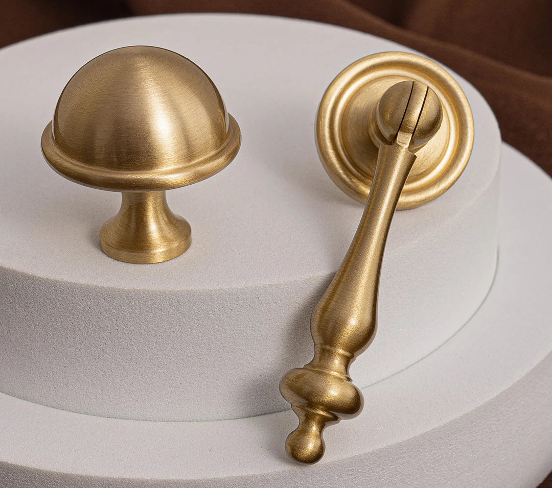 Poignée de Meuble en Laiton Style Oriental