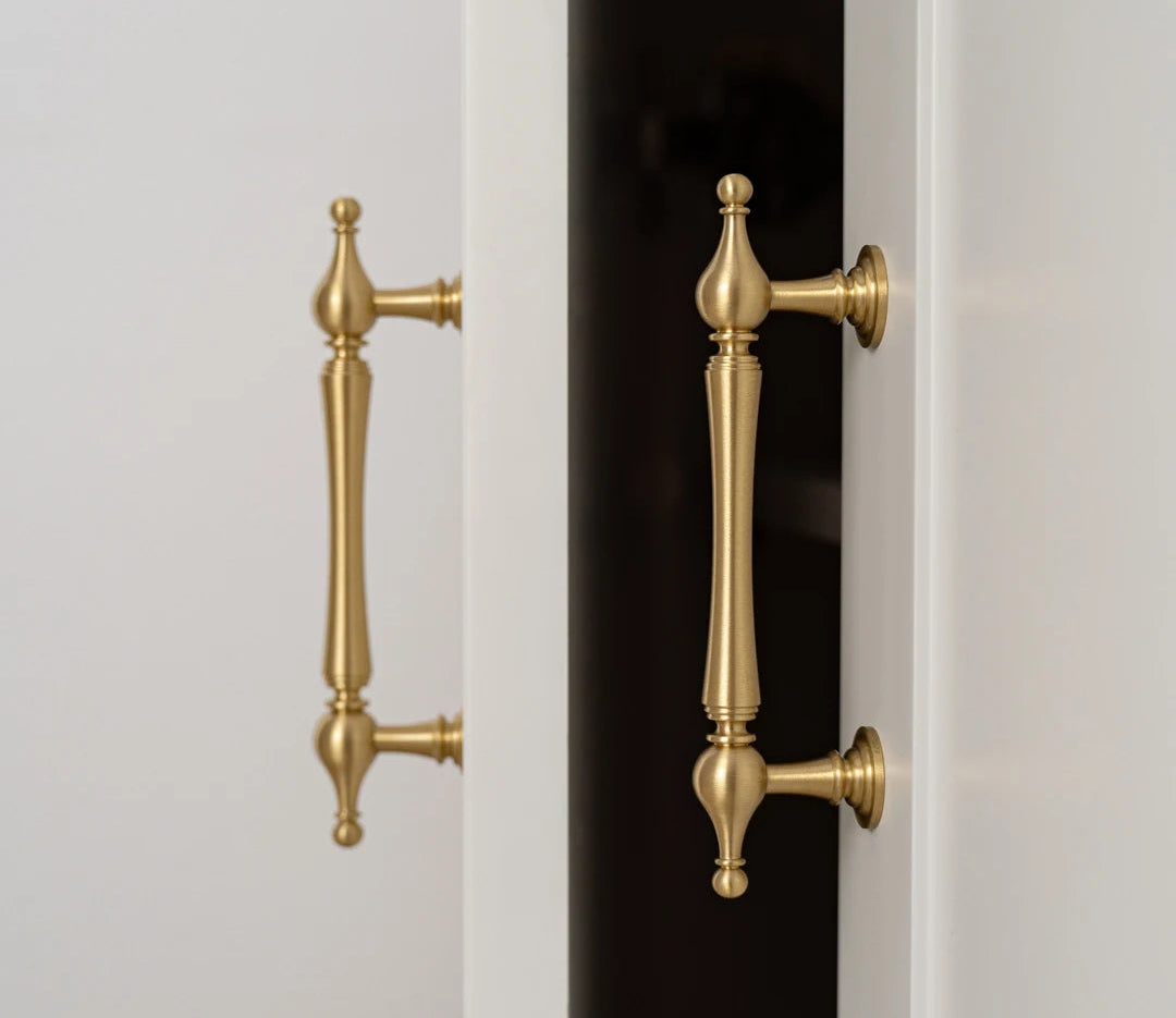 Poignée de Meuble en Laiton Style Oriental