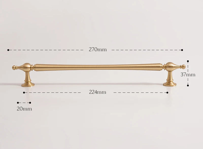 Poignée de Meuble en Laiton Style Oriental