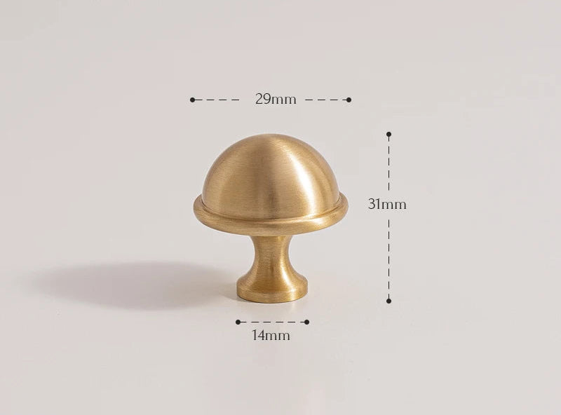 Poignée de Meuble en Laiton Style Oriental