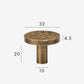 Hammered Bronze furniture handle