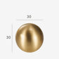  Brushed gold round leg furniture handle