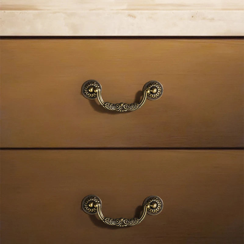Poignée de Meuble vintage Bronze