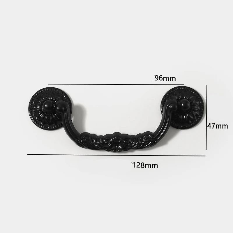 Poignée de Meuble vintage Noire