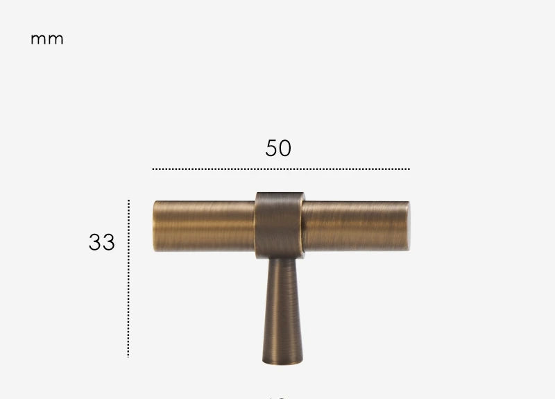 Poignée de Placard Bronze