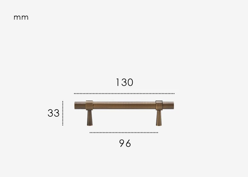 Poignée de Placard Bronze