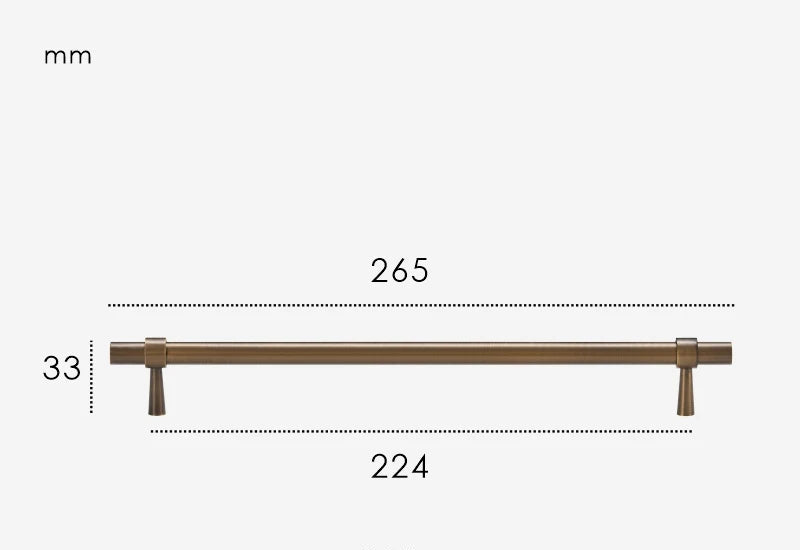 Poignée de Placard Bronze