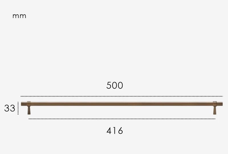 Poignée de Placard Bronze