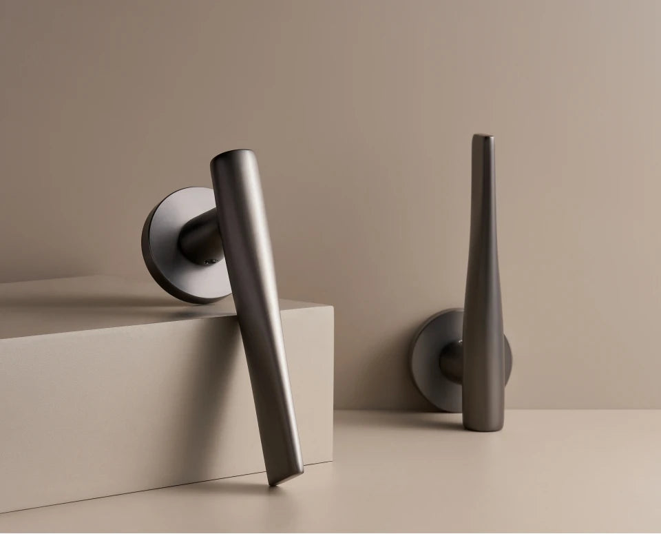 Poignée de Porte Effilée Gris Anthracite