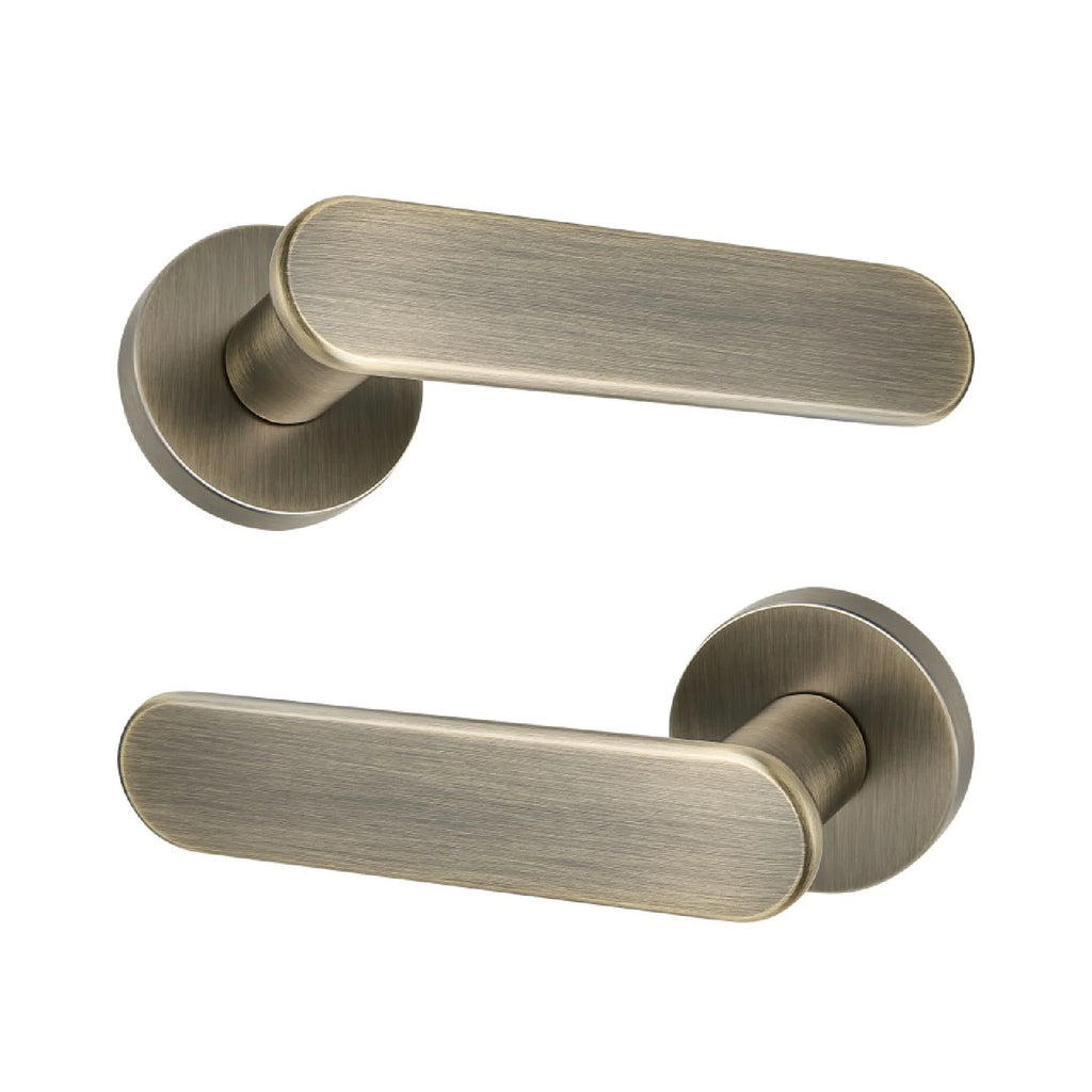 Poignée de Porte Intérieure Bronze Brossé Design Moderne