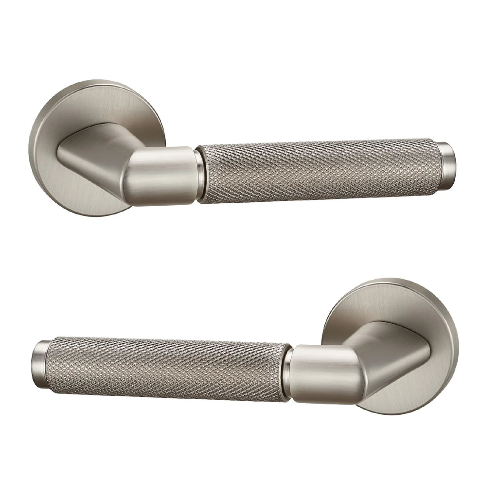 Poignée de Porte Intérieure en Aluminium avec Rosace