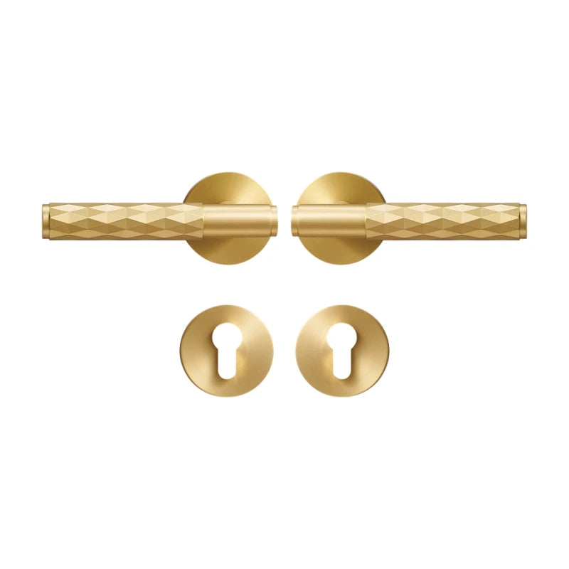 Poignée de Porte Martelée Design Texturé et Raffiné