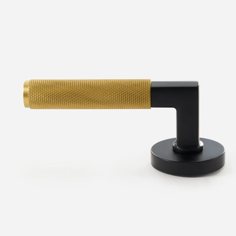 Poignée de Porte Moletée Design Industriel Chic