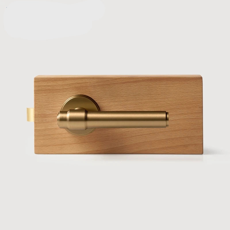 Poignée de Porte Tubulaire sur Rosace Ronde Design Minimaliste