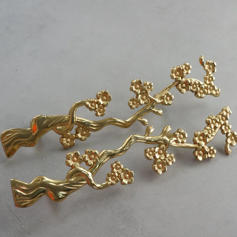 Poignée de porte d'armoire en laiton